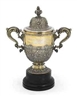 Paul de Lamerie, 1BA fine parcel gilt two handed cup and cover in the manner of Paul de Lamerie