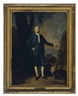 Edward Penny, 2 works: Portrait of John Ffolkes with a dog in a landscape; and a companion portrait of his wife Catherine Ffolkes
