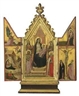 Taddeo Gaddi, The Madonna and Child enthroned with Saints (triptych)