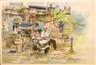 Tommy Thompson, Street Vendor and Banjoman Share an Evening in New Orleans