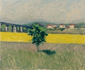 Gustave Caillebotte, Prairie Au Pont D'argenteuil