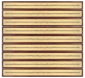 Roger Ackling, 9 parts: Nine one hour drawings (summer)