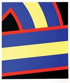 Pierre Clerk, 2 works: Plate iv: blue yellowp; Plate ii: green