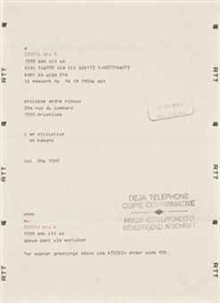 On Kawara, I Am Still Alive