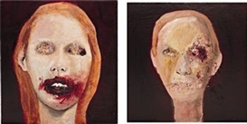 Daniel Hesidence, Two works: Vredd-00 #17; Vred-00 #23