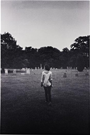 Dash Snow, Untitled (Jade B&W Cemetary)