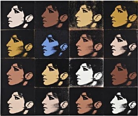 Deborah Kass, 16 Barbras (The Jewish Jackie Series)