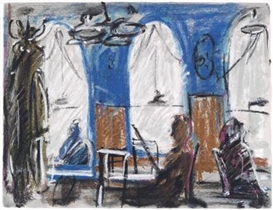 Georg Eisler, In the Coffee House
