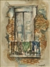 George Campbell, A Very Old Window, Malaga