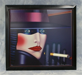 Shimon Okshteyn, Tobacco Company, Japan, Smoking Woman