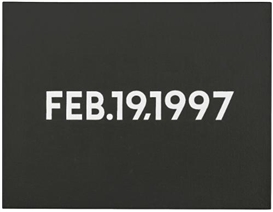 On Kawara, FEB. 19, 1997