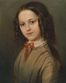 Anton Romako, Portrait of Melanie Deinhardstein
