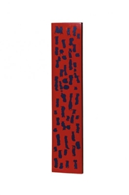 John McCracken, Untitled (Plank - Red with blue)