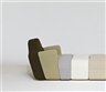Pierre Charpin, Custom “Slice” modular armchair and two ottomans