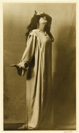 Arnold Genthe, 2 works: Julia Marlow as Lady Macbeth