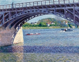 Gustave Caillebotte, Le Pont d'Argenteuil et la Seine