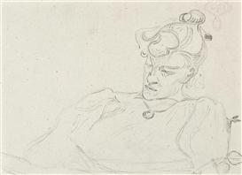 Henry van de Velde, ÉTUDE POUR UN PORTRAIT DE MARIA SETHE