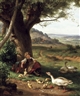 Gustav Konrad Sus, MEISJE MET GANZEN - FILLE ET OIES