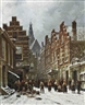 Willem Hendrik Eickelberg, Market day, Haarlem
