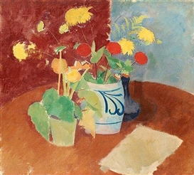 Karl Oscar Isakson, Still Life with Flowers