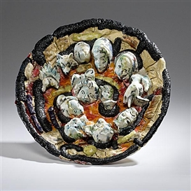 Viola Frey, Untitled Plate