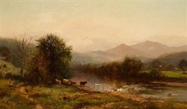 Arthur Parton, 2 works: Berkshire Landscapes