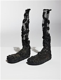 Huma Bhabha, Untitled (in two parts)
