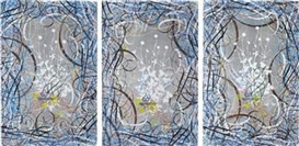 Ryan McGinness, Untitled - Triptych