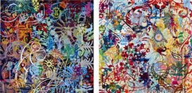 Ryan McGinness, Untitled (two works)