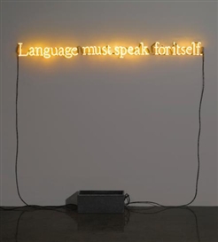 Joseph Kosuth, No Number #3 (Yellow)