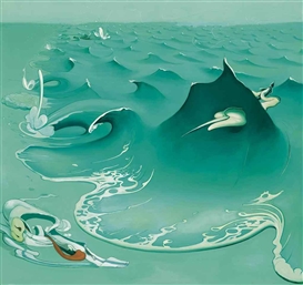 Inka Essenhigh, Blue Wave