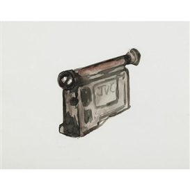 Tony Oursler, Two works: Camcorder 11 and Camcorder 2