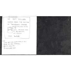 Tom Sachs, Important/Do Not Discard...