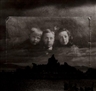 Edmund Teske, The Children of Franklin Montrose with Mono Lake, 1976