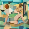 Rudolf Jahns, Frauen am Strand
