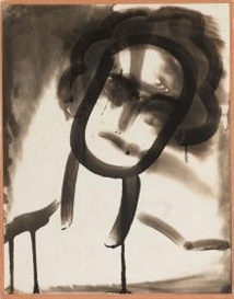 Edmund Teske, Untitled (Emulsion Drawing of Head)