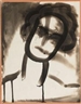 Edmund Teske, Untitled (Emulsion Drawing of Head)