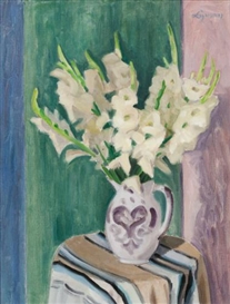 John Goodwin Lyman, White Gladioli