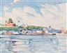 Francesco Iacurto, View of Quebec from Levis
