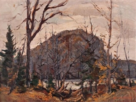 Leonard Brooks, Autumn Mountain; The Saw Mill