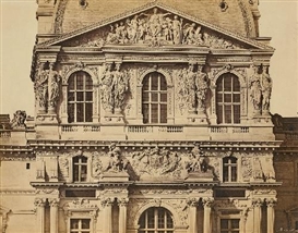 Édouard-Denis Baldus, PAVILLON RICHELIEU, NOUVEAU LOUVRE, PARIS