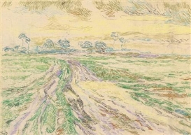 Henry van de Velde, KALMTHOUTSE HEIDE (CHEMIN EN LISIÈRE)