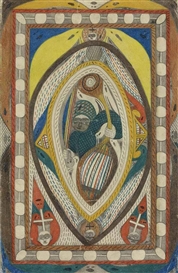 Adolf Wölfli, Wappen der Riesen = Stadt, Skt. Adolf = Geigerin