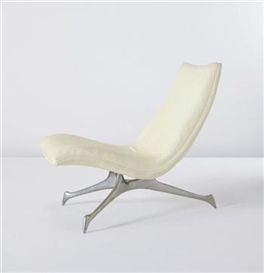 Vladimir Kagan, "Tri-Symmetric" side chair