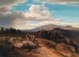 Anton Romako, Spanische Landschaft