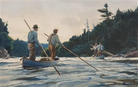 Odgen M. Pleissner, Poling Up River