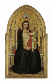 Bernardo Daddi, The Madonna and Child enthroned
