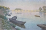 Gaston Vaudou, Pont sur la Loire et barques