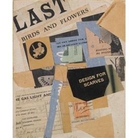 Kurt Schwitters, C 50 Letzte Vogel und Blumen
