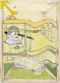 Peter Sengl, Lanzer Padschi (seated)
